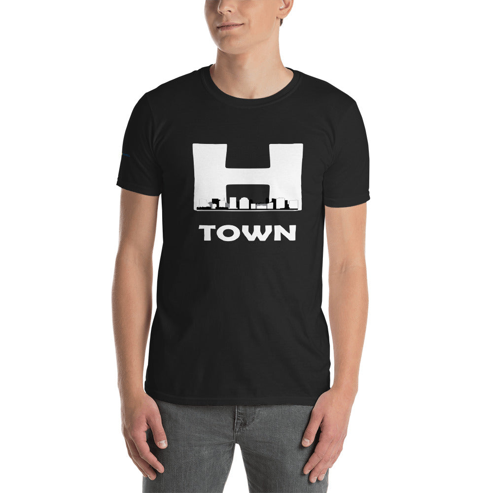 H- TOWN SKYLINE Short-Sleeve Unisex T-Shirt