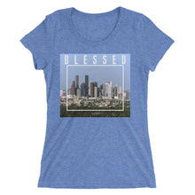 Ladies' Blessed to a Houstonian   short sleeve t-shirt