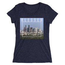 Ladies' Blessed to a Houstonian   short sleeve t-shirt