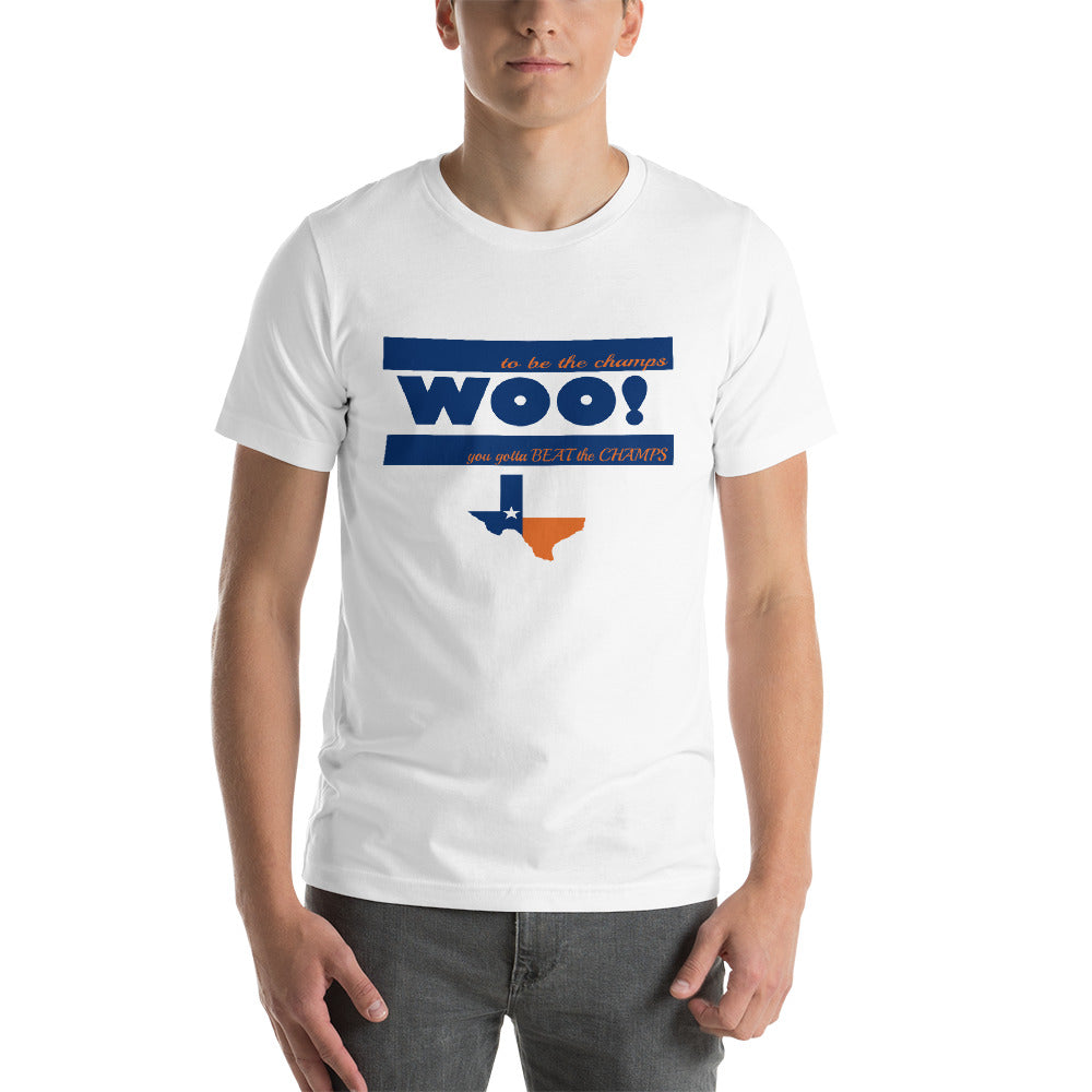 To Be the Champ WOO  Short-Sleeve Unisex T-Shirt