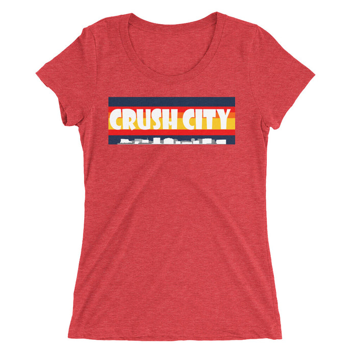Crush City Skyline Ladies' short sleeve t-shirt