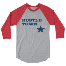 Hustle Town  3/4 sleeve raglan shirt