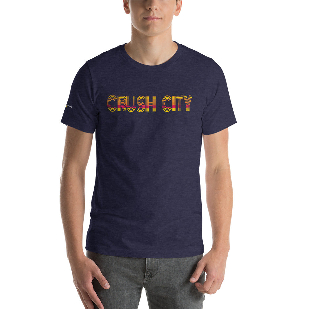 Crush City Rainbow Short-Sleeve Unisex T-Shirt – Houstonian Apperal