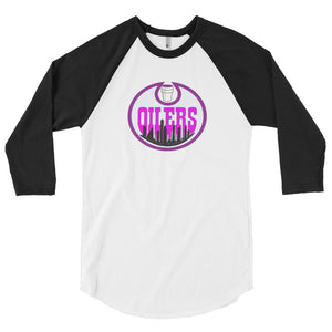 Houston "Oilers" City of Syrup  3/4 sleeve raglan shirt