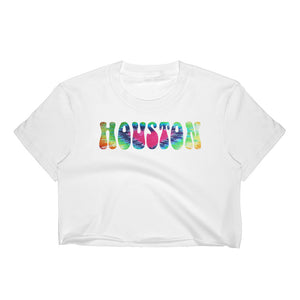 Houston Tie Dye Women's Crop Top