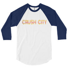 Crush City Rainbow  3/4 sleeve raglan shirt